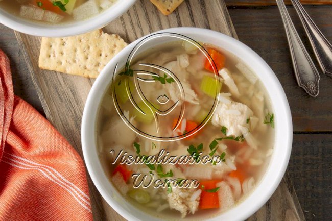 Slow-Cooker Homemade Chicken and Rice Soup