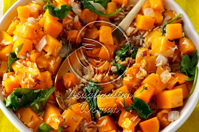 Butternut Squash with Whole Grains