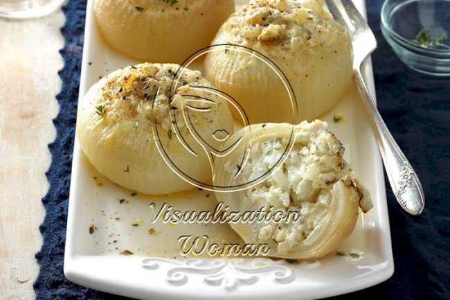 Cheese-Stuffed Sweet Onions
