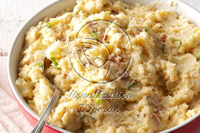 Slow-Cooker Loaded Mashed Potatoes