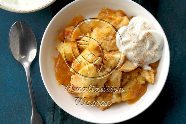 Slow-Cooker Apple Pudding Cake