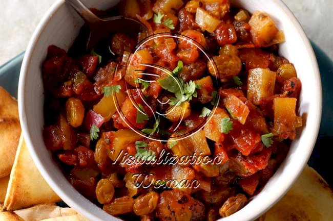 Tomato Apple Chutney