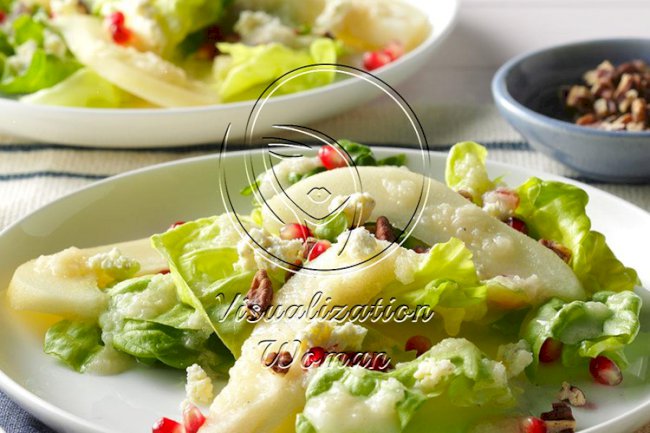 Pear & Pomegranate Salad
