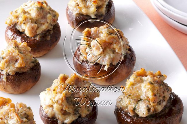 Best Ever Stuffed Mushrooms
