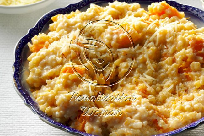 Butternut Squash Oven Risotto