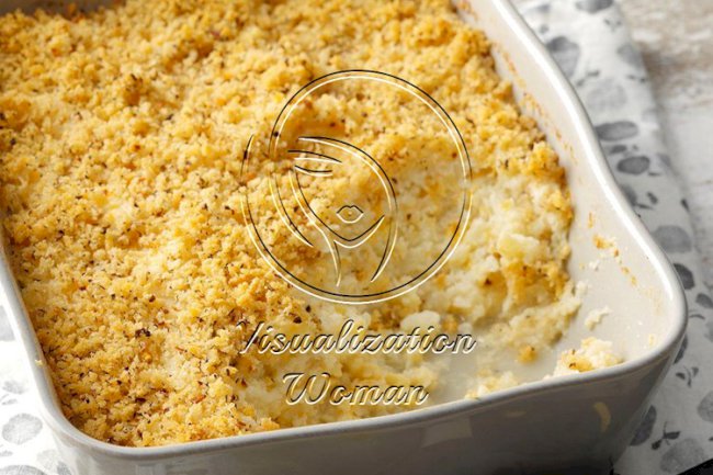 Mashed Cauliflower au Gratin