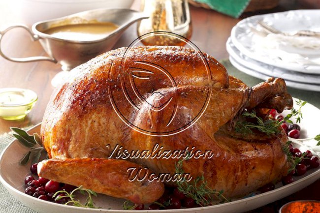 Roasted Sage Turkey with Vegetable Gravy