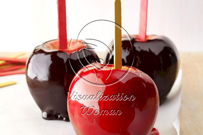 Black-Hearted Candy Apples