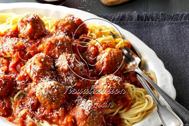 Slow-Cooker Spaghetti & Meatballs