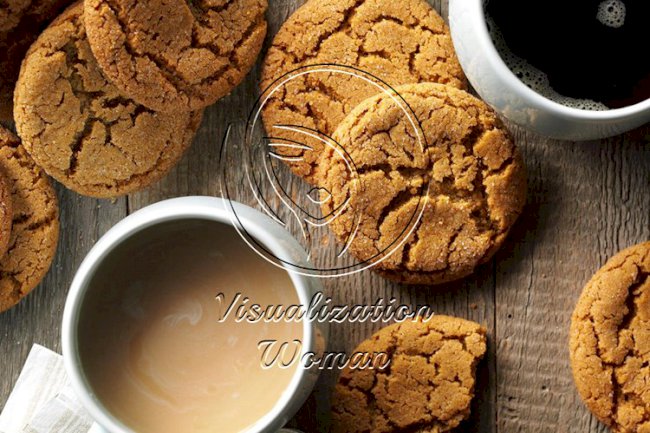 Big Soft Ginger Cookies