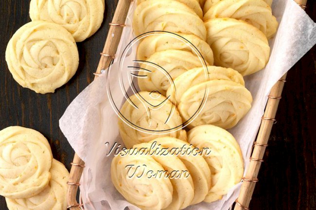 Mimosa Butter Cookies