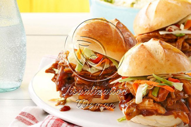 BBQ Chicken Sliders