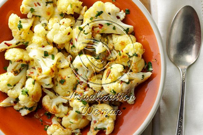 Air-Fryer Herb and Lemon Cauliflower