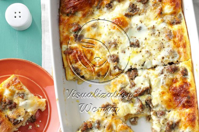 Sausage & Crescent Roll Casserole