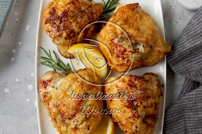 Air-Fryer Lemon Chicken Thighs
