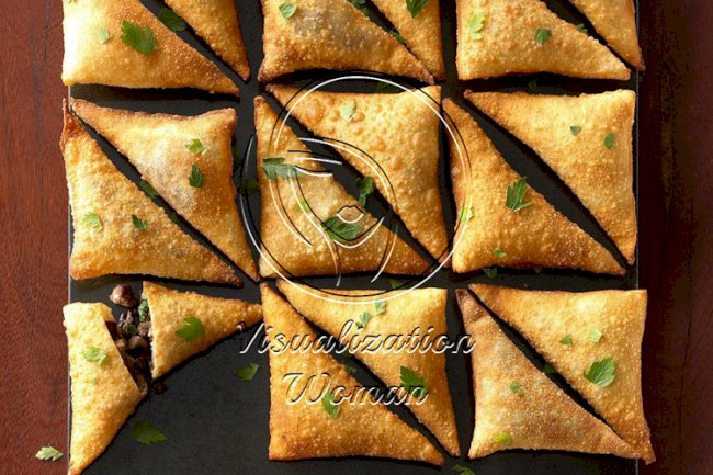 Air-Fryer Beef Wellington Wontons