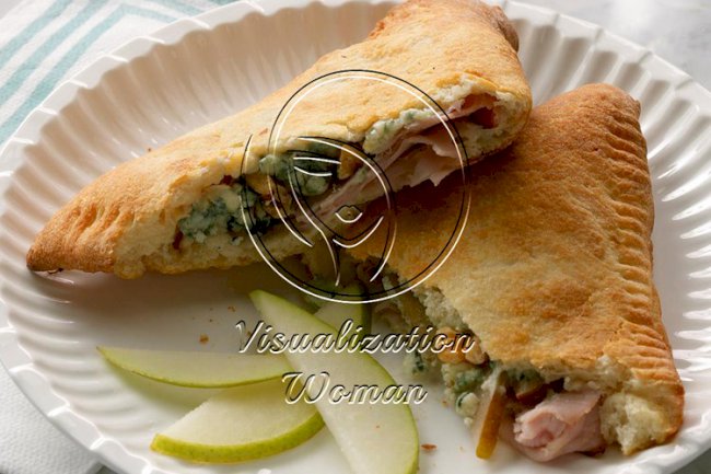 Air Fryer Ham and Cheese Turnovers