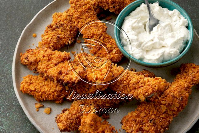 Air-Fryer Fiesta Chicken Fingers