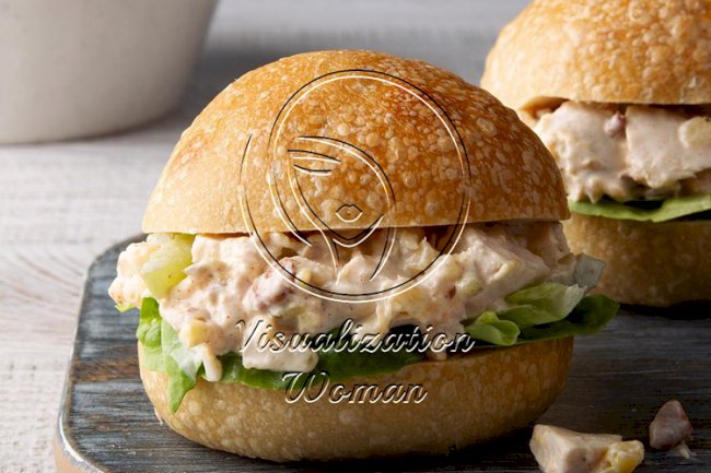 Pineapple Chicken Salad Sandwiches