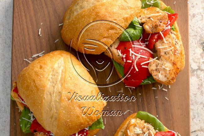 Basil Chicken Sandwiches