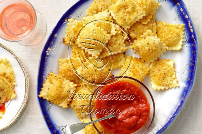 Toasted Ravioli Puffs
