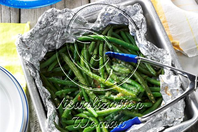 Grilled Green Beans