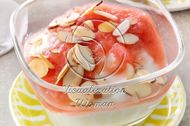 Pressure-Cooker Rhubarb Compote with Yogurt
