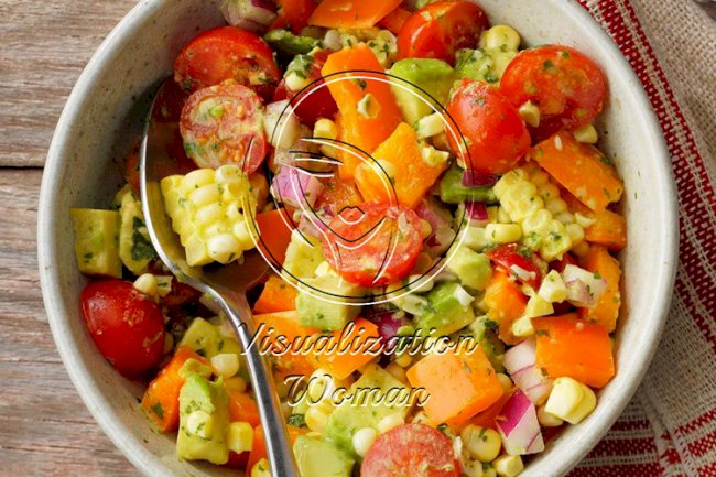 Tangy Cilantro Lime Confetti Salad