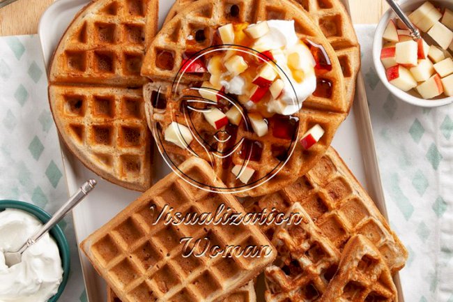 Apple Spice Waffles