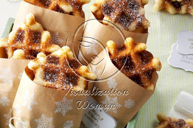 Waffle-Iron Cookies