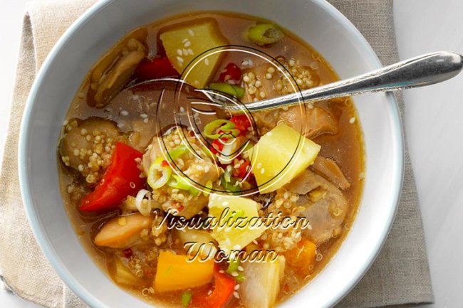 Ginger Chicken and Quinoa Stew