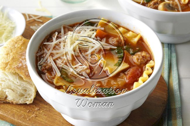 Slow-Cooker Lasagna Soup