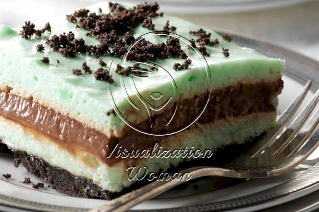 Creme de Menthe Squares