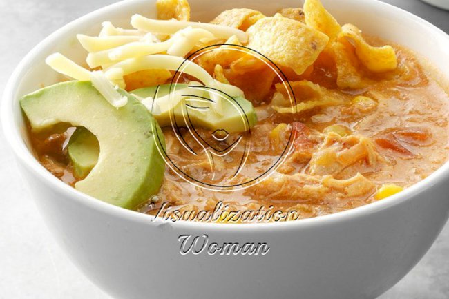 Pressure-Cooker White Chile Chicken Enchilada Soup
