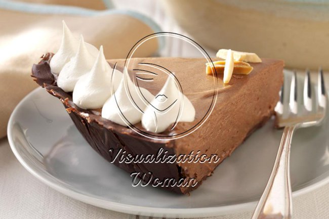Chocolate-Amaretto Mousse Pie