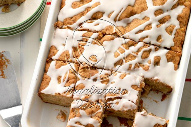 Spiced Rum and Pear Cake