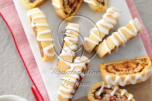 Cranberry Swirl Biscotti