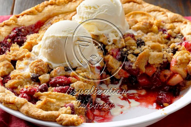 Dutch Cranberry-Apple Pie