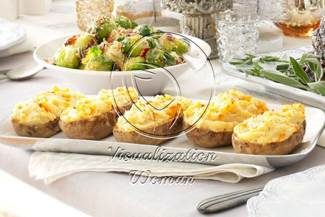 Twice-Baked Potatoes Supreme