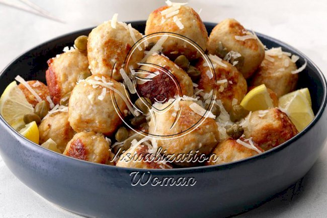 Chicken Piccata Meatballs
