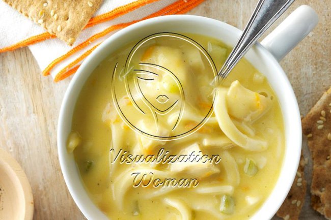 Creamy Turkey Noodle Soup