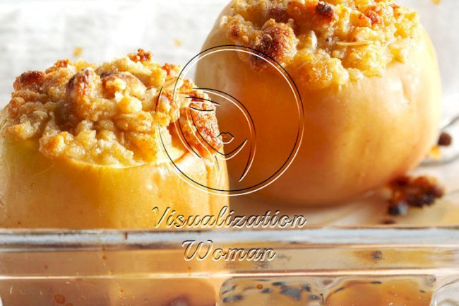 Parmesan Crisp Baked Apples