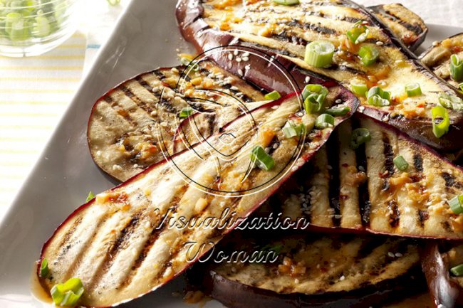 Lime and Sesame Grilled Eggplant