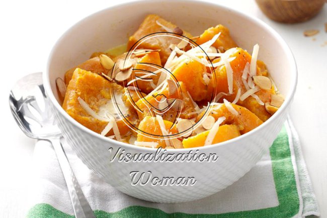 Maple-Almond Butternut Squash