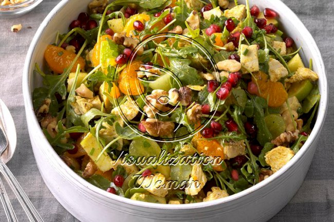 Turkey and Apple Arugula Salad