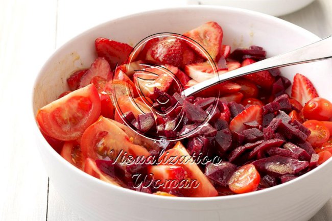 Color It Ruby Salad