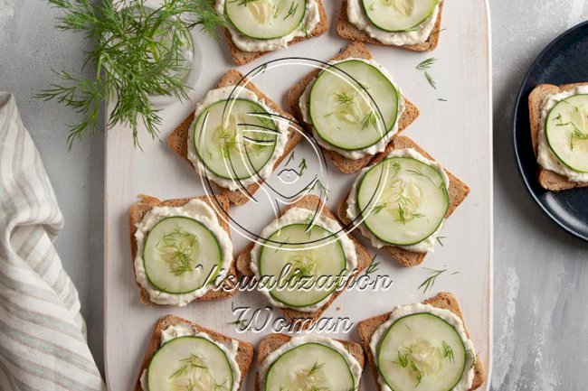 Savory Cucumber Sandwiches