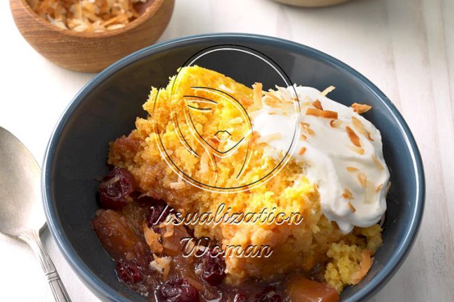 Tropical Cranberry Cobbler