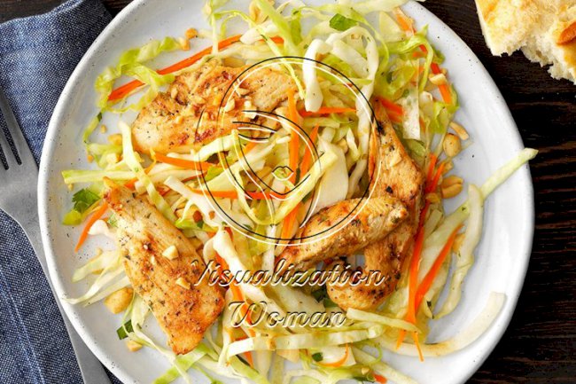 Vietnamese Crunchy Chicken Salad