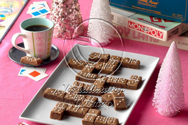 Game Night Domino Brownies